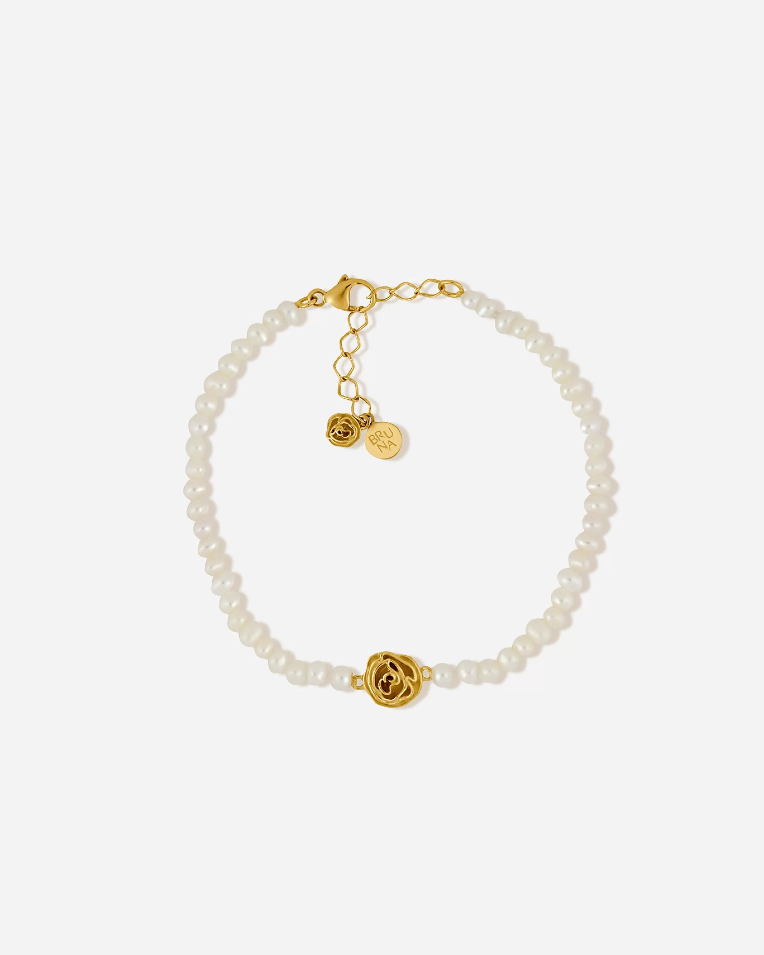 Pearls^BRUNA The Label Biarritz Bracelet 18k Gold Vermeil & Pearls