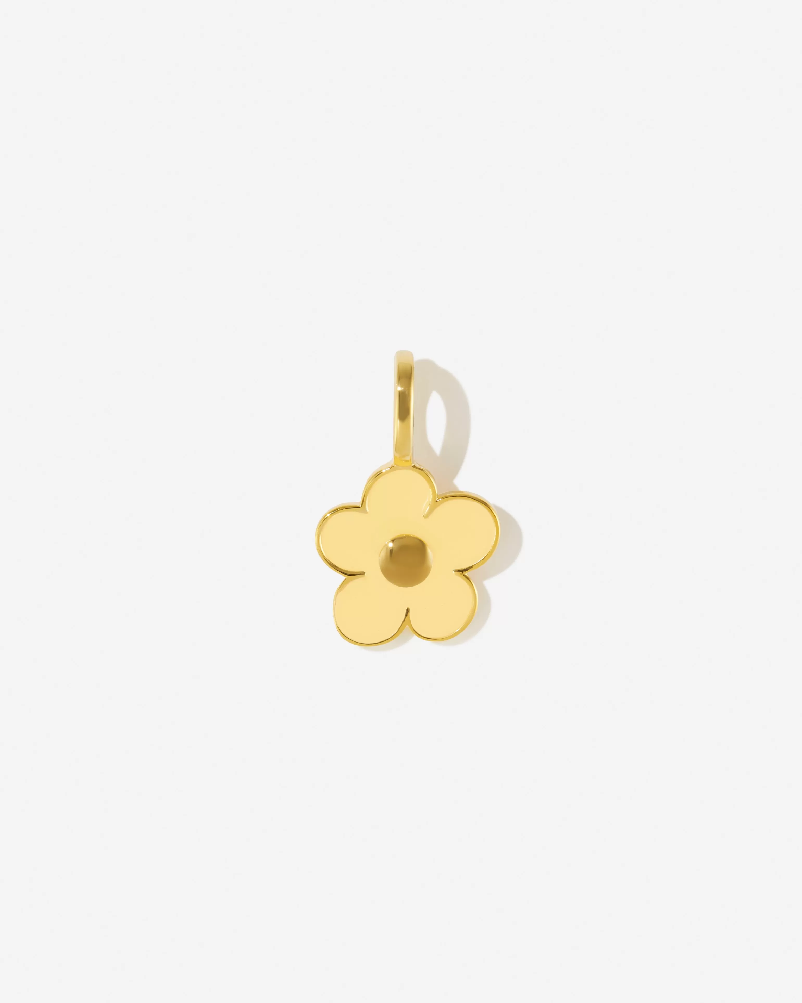 Necklace Charms^BRUNA The Label Fleur Charm Buttermilk 18k Gold Vermeil & Enamel