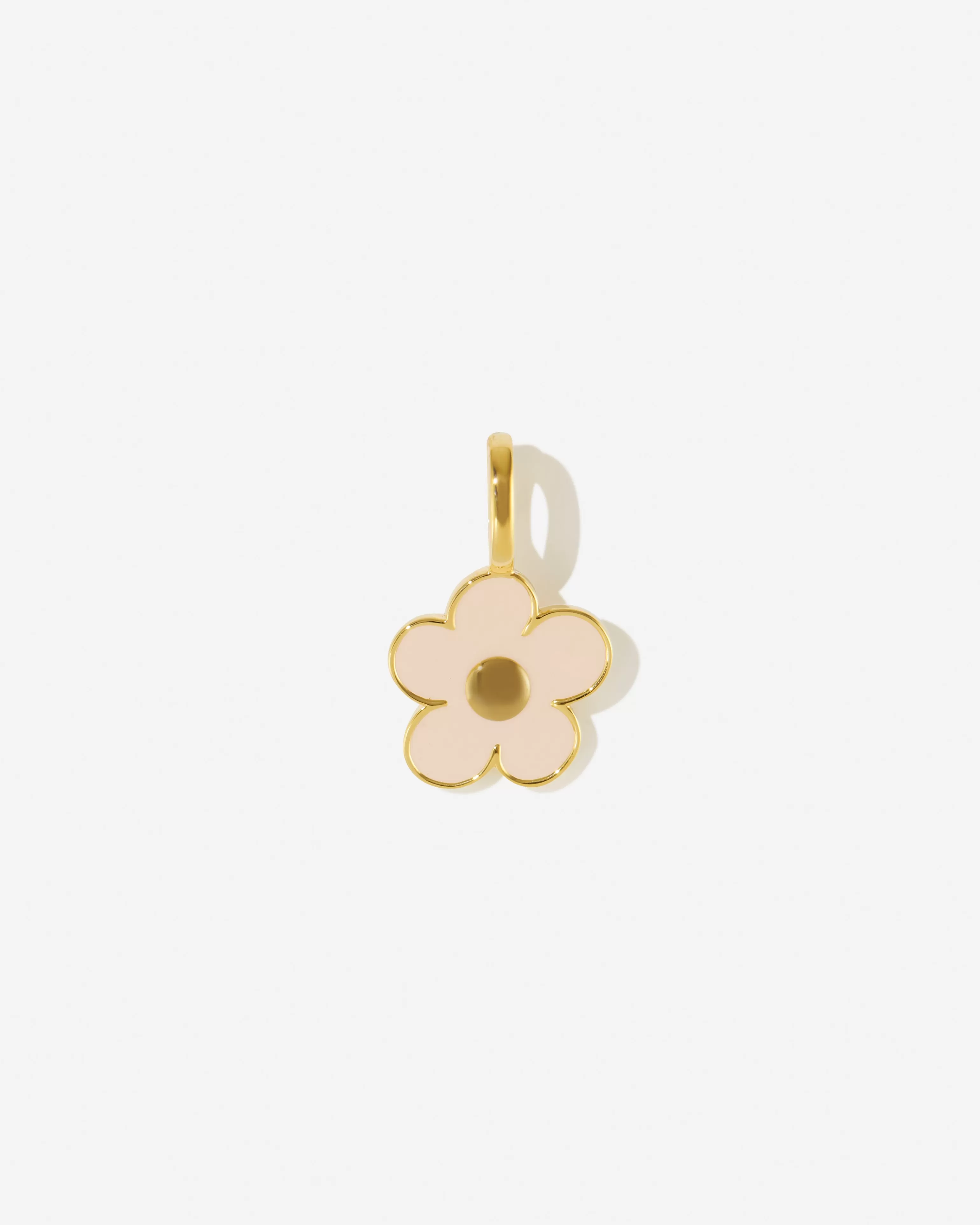 Necklace Charms^BRUNA The Label Fleur Charm Seashell 18k Gold Vermeil & Enamel
