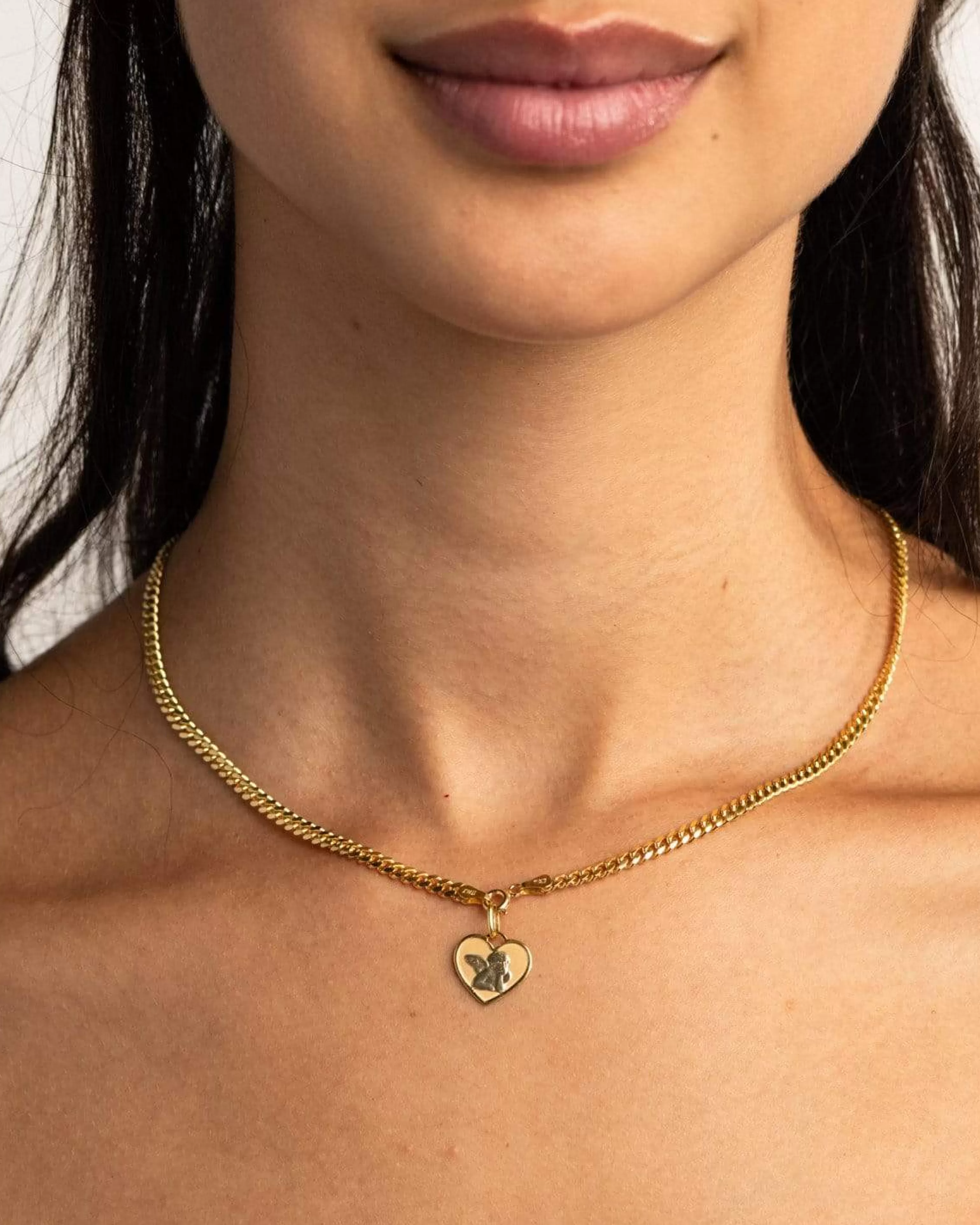 Necklace Charms^BRUNA The Label Saint-Rose 14k Gold Charm 14k Yellow Gold